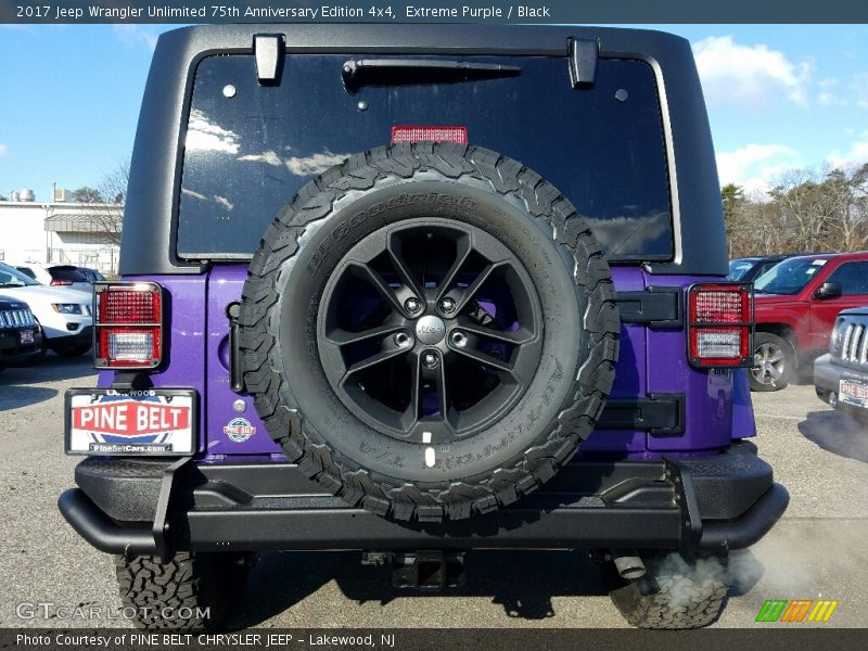 Extreme Purple / Black 2017 Jeep Wrangler Unlimited 75th Anniversary Edition 4x4
