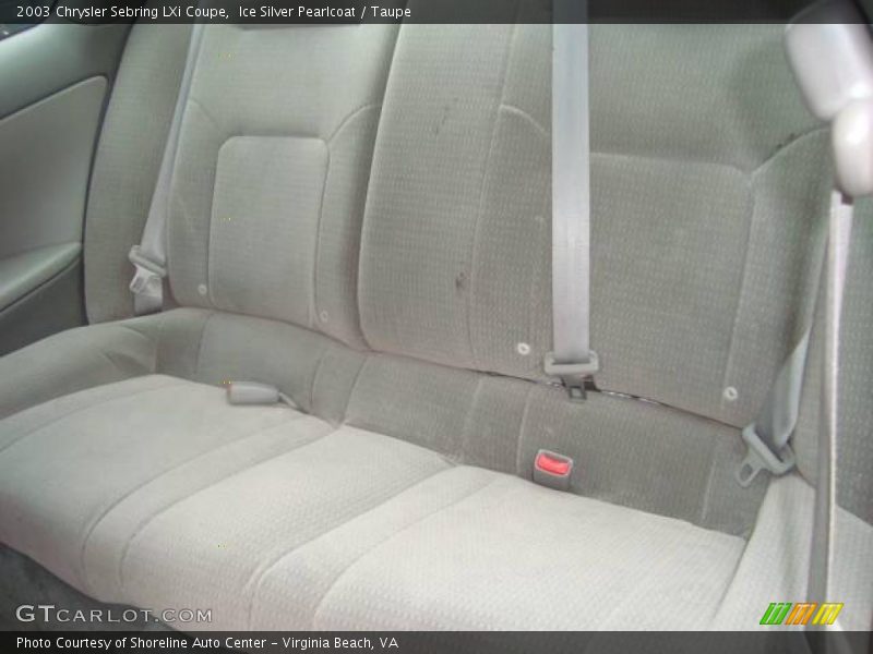 Ice Silver Pearlcoat / Taupe 2003 Chrysler Sebring LXi Coupe