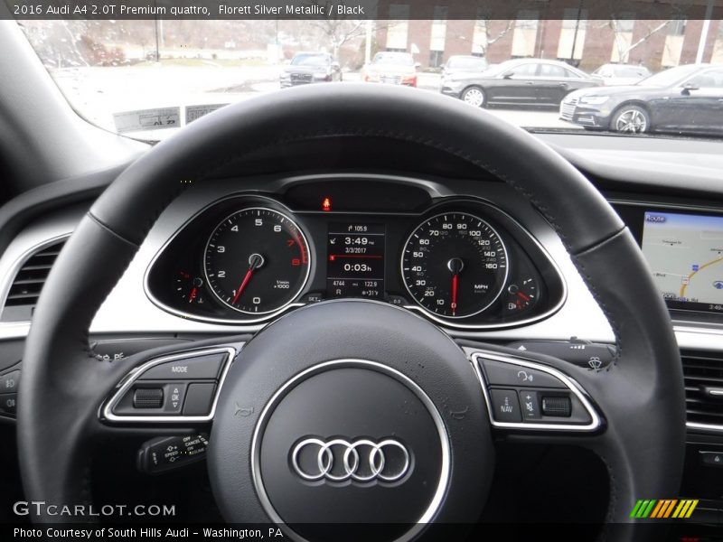 Florett Silver Metallic / Black 2016 Audi A4 2.0T Premium quattro