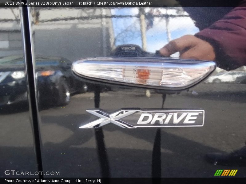 Jet Black / Chestnut Brown Dakota Leather 2011 BMW 3 Series 328i xDrive Sedan