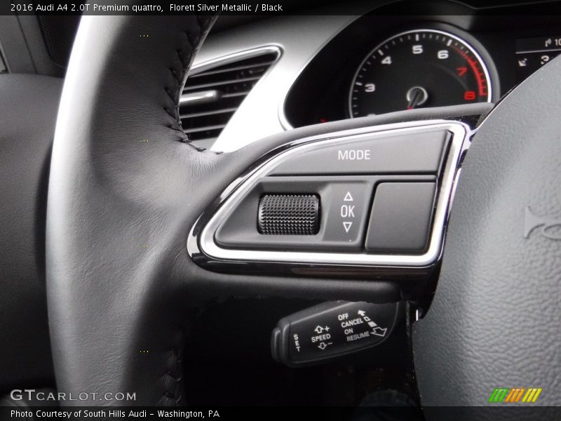 Florett Silver Metallic / Black 2016 Audi A4 2.0T Premium quattro