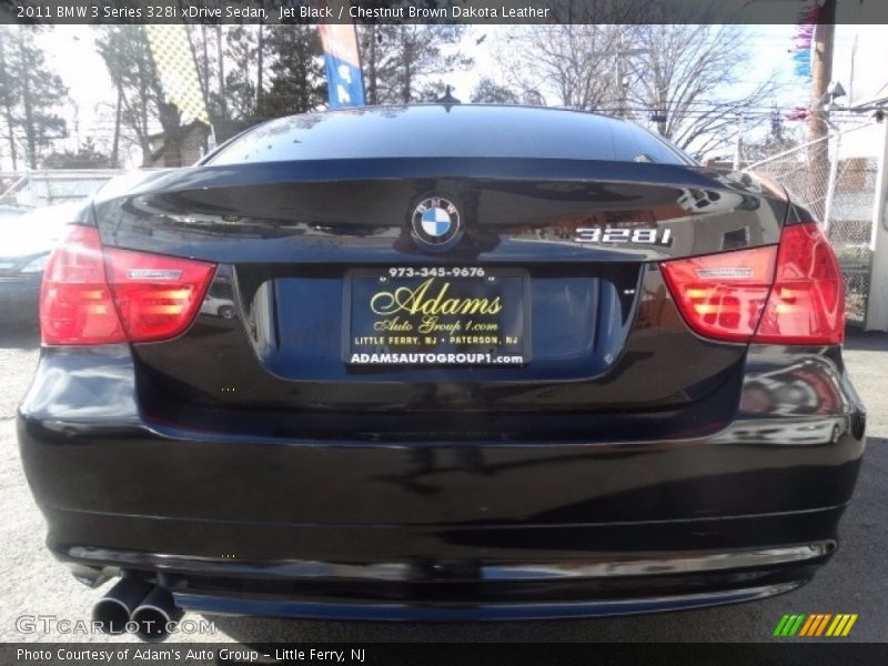 Jet Black / Chestnut Brown Dakota Leather 2011 BMW 3 Series 328i xDrive Sedan
