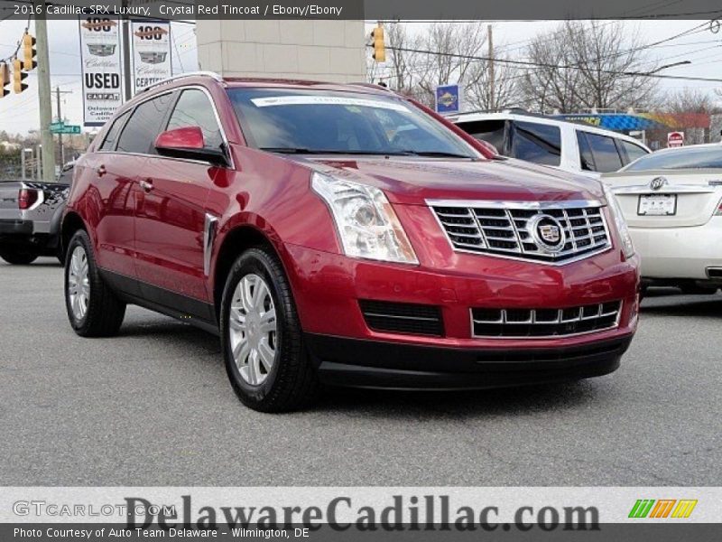 Crystal Red Tincoat / Ebony/Ebony 2016 Cadillac SRX Luxury