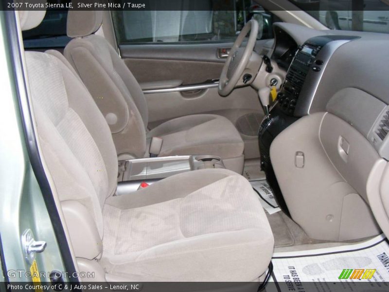 Silver Pine Mica / Taupe 2007 Toyota Sienna LE