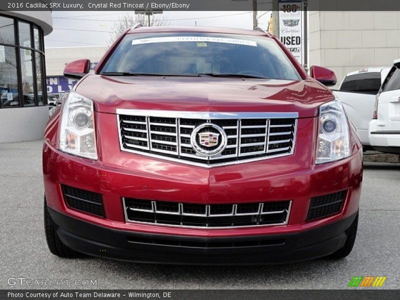 Crystal Red Tincoat / Ebony/Ebony 2016 Cadillac SRX Luxury