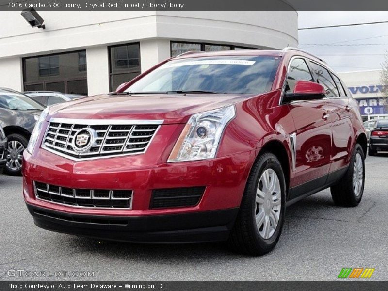 Crystal Red Tincoat / Ebony/Ebony 2016 Cadillac SRX Luxury