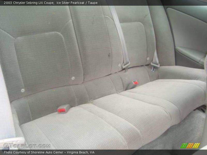 Ice Silver Pearlcoat / Taupe 2003 Chrysler Sebring LXi Coupe