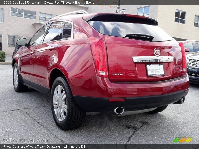 Crystal Red Tincoat / Ebony/Ebony 2016 Cadillac SRX Luxury