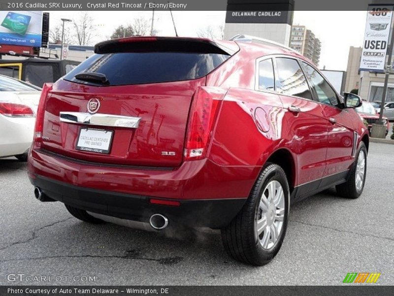 Crystal Red Tincoat / Ebony/Ebony 2016 Cadillac SRX Luxury