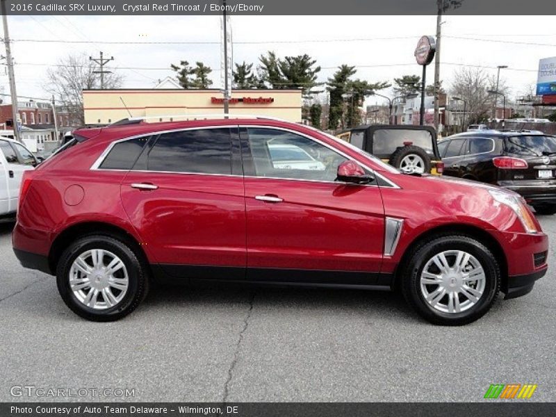 Crystal Red Tincoat / Ebony/Ebony 2016 Cadillac SRX Luxury