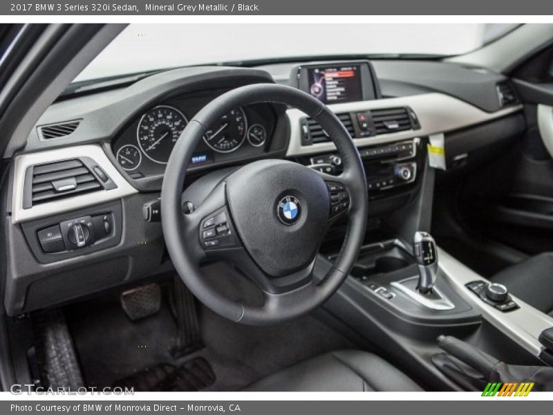 Mineral Grey Metallic / Black 2017 BMW 3 Series 320i Sedan