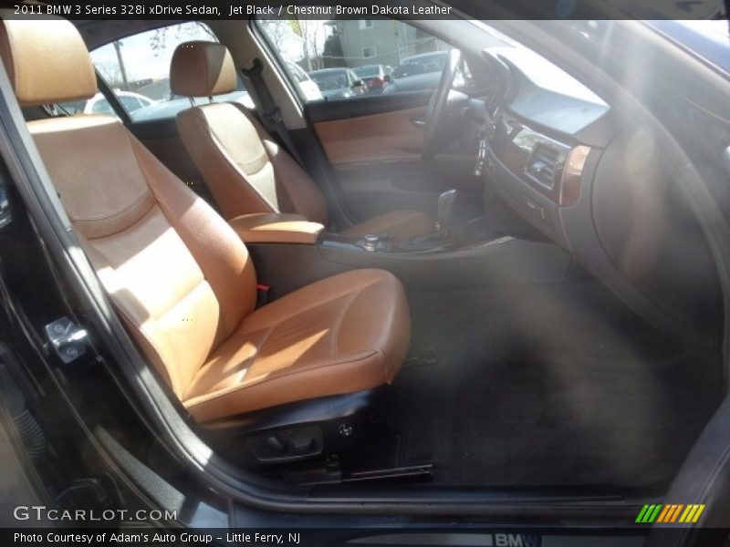 Jet Black / Chestnut Brown Dakota Leather 2011 BMW 3 Series 328i xDrive Sedan