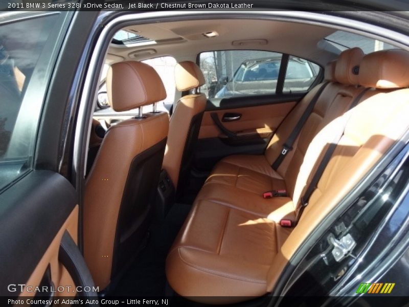 Jet Black / Chestnut Brown Dakota Leather 2011 BMW 3 Series 328i xDrive Sedan