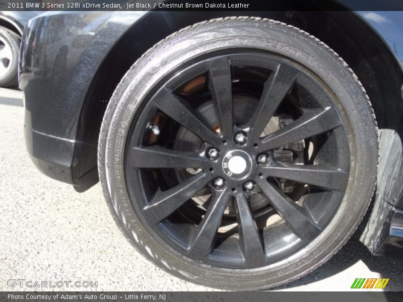 Jet Black / Chestnut Brown Dakota Leather 2011 BMW 3 Series 328i xDrive Sedan