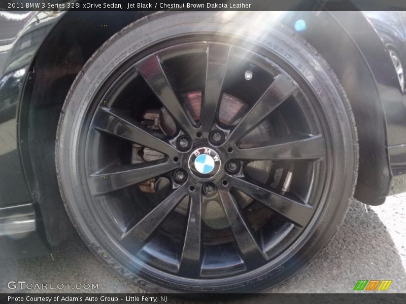 Jet Black / Chestnut Brown Dakota Leather 2011 BMW 3 Series 328i xDrive Sedan