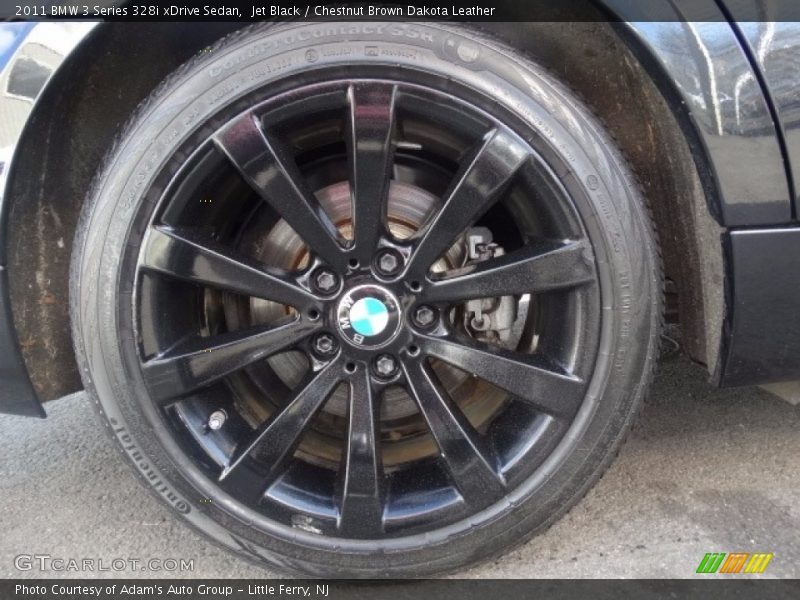 Jet Black / Chestnut Brown Dakota Leather 2011 BMW 3 Series 328i xDrive Sedan