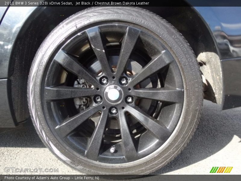 Jet Black / Chestnut Brown Dakota Leather 2011 BMW 3 Series 328i xDrive Sedan