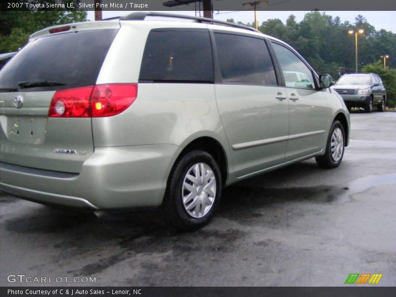 Silver Pine Mica / Taupe 2007 Toyota Sienna LE