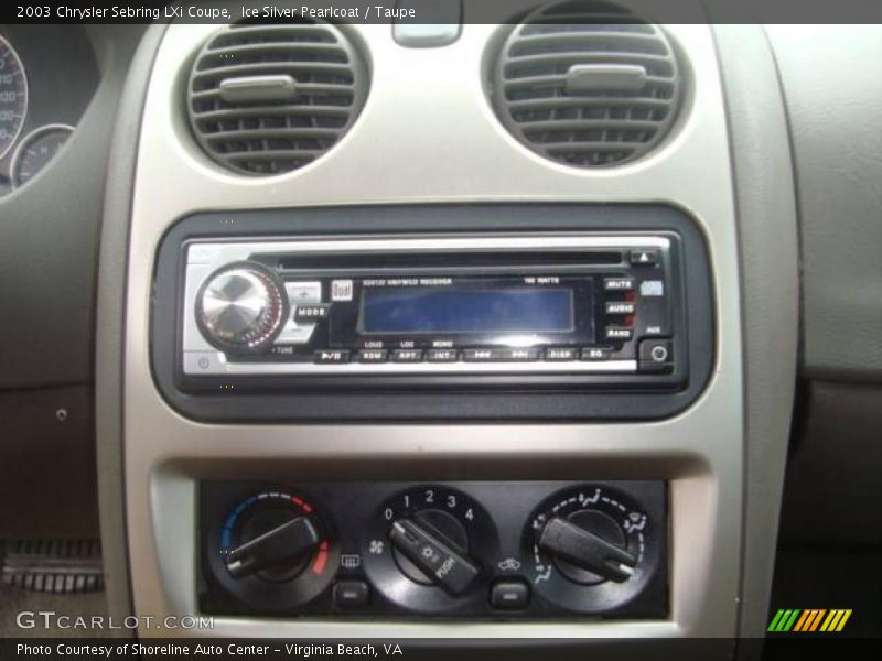 Ice Silver Pearlcoat / Taupe 2003 Chrysler Sebring LXi Coupe