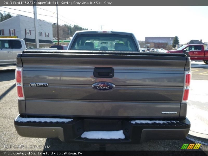 Sterling Gray Metallic / Steel Gray 2013 Ford F150 STX SuperCab 4x4