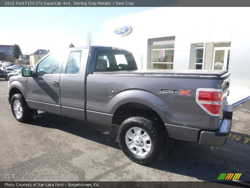 Sterling Gray Metallic / Steel Gray 2013 Ford F150 STX SuperCab 4x4