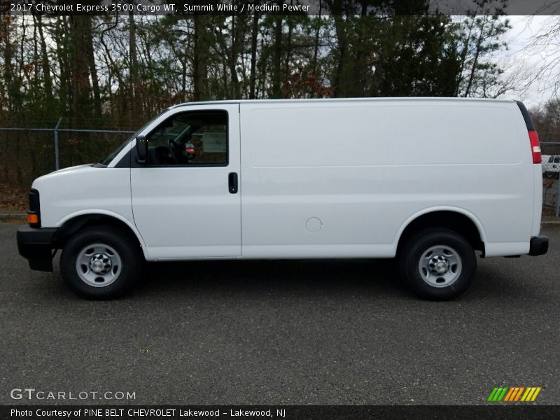 Summit White / Medium Pewter 2017 Chevrolet Express 3500 Cargo WT