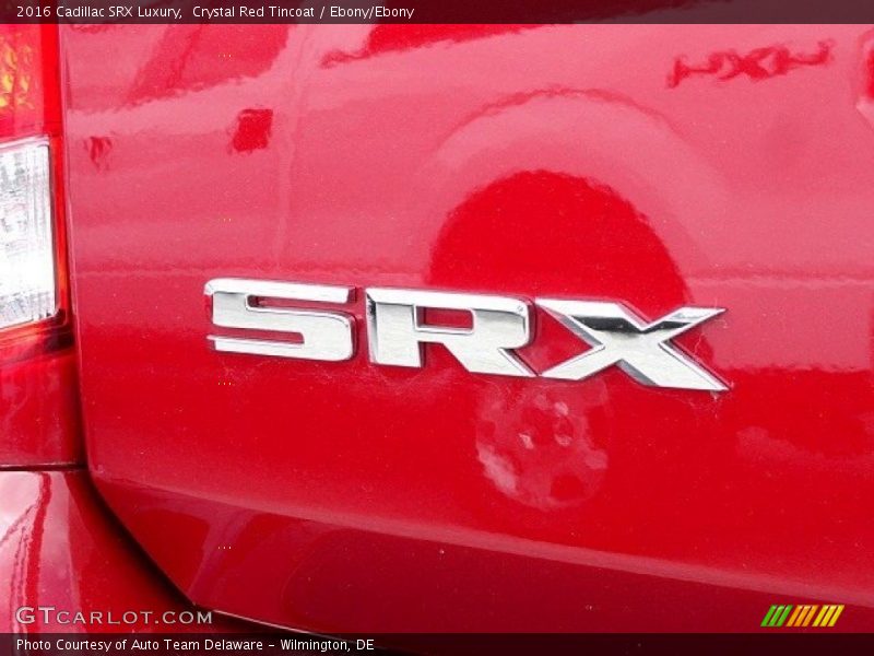 Crystal Red Tincoat / Ebony/Ebony 2016 Cadillac SRX Luxury