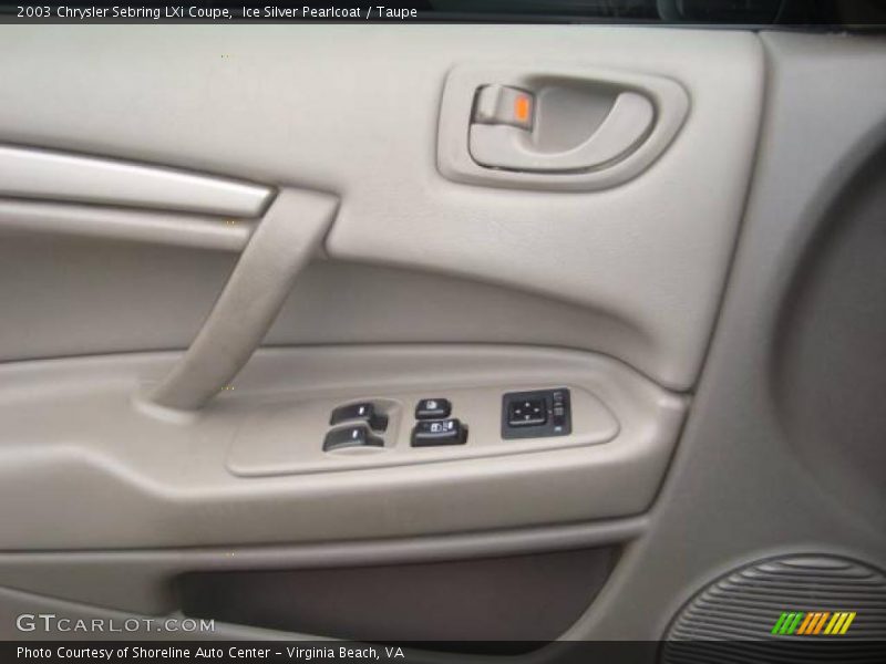 Ice Silver Pearlcoat / Taupe 2003 Chrysler Sebring LXi Coupe