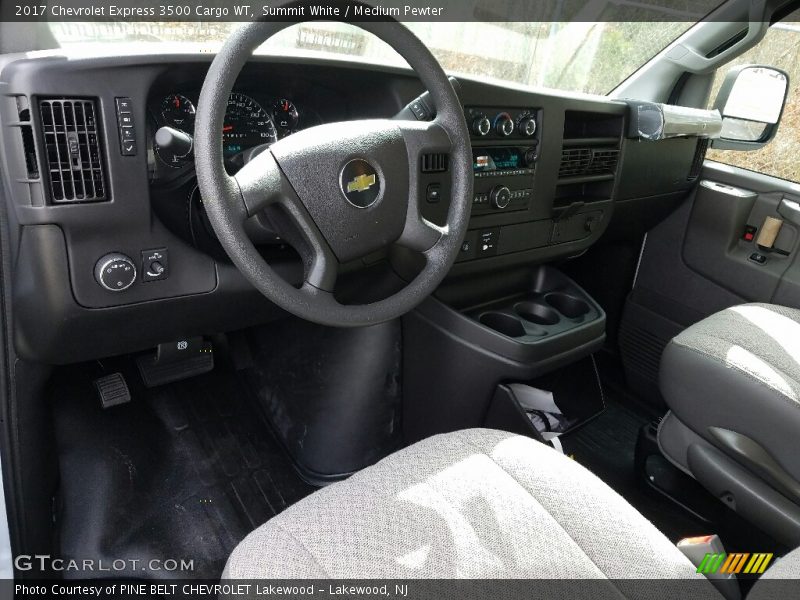 Summit White / Medium Pewter 2017 Chevrolet Express 3500 Cargo WT