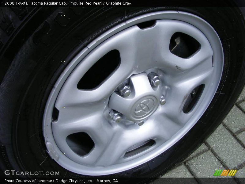 Impulse Red Pearl / Graphite Gray 2008 Toyota Tacoma Regular Cab