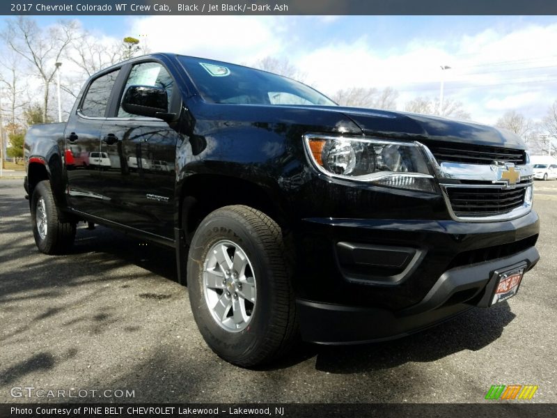 Black / Jet Black/­Dark Ash 2017 Chevrolet Colorado WT Crew Cab