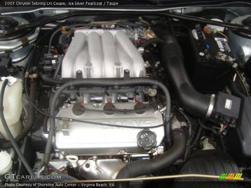 Ice Silver Pearlcoat / Taupe 2003 Chrysler Sebring LXi Coupe