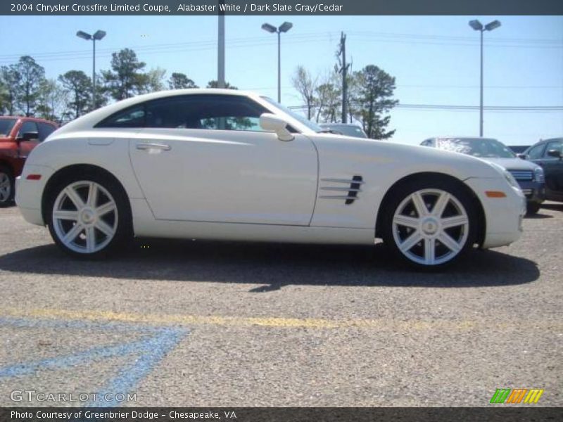 Alabaster White / Dark Slate Gray/Cedar 2004 Chrysler Crossfire Limited Coupe