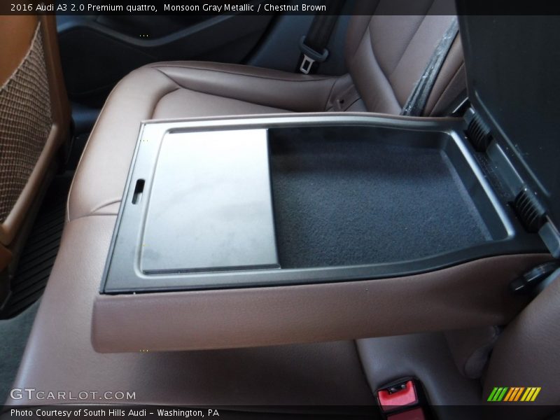 Monsoon Gray Metallic / Chestnut Brown 2016 Audi A3 2.0 Premium quattro