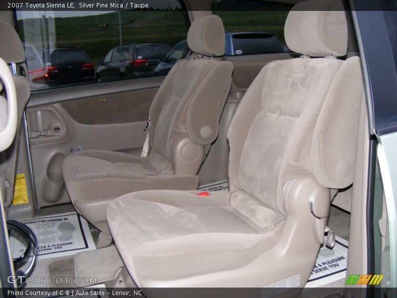 Silver Pine Mica / Taupe 2007 Toyota Sienna LE