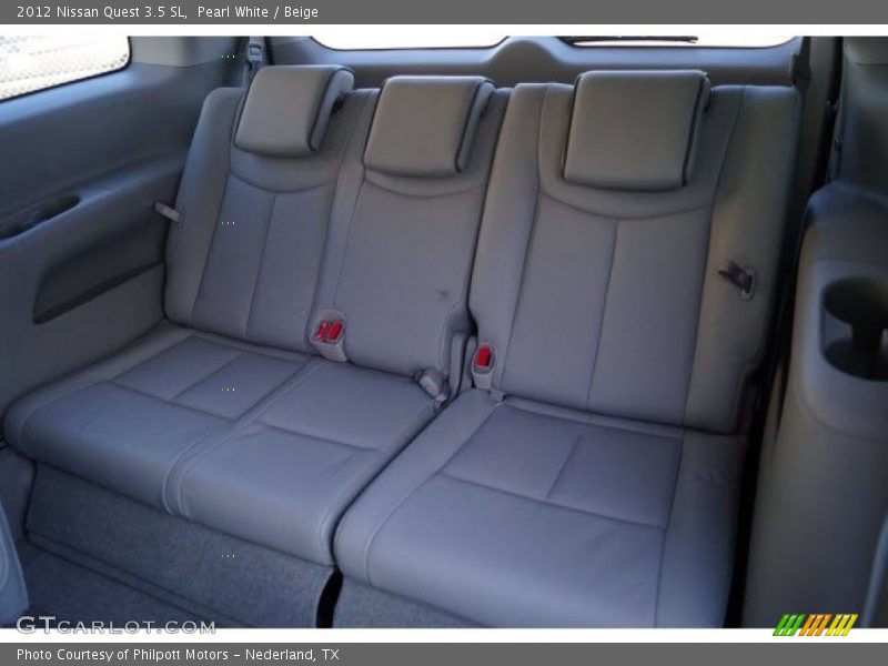 Pearl White / Beige 2012 Nissan Quest 3.5 SL