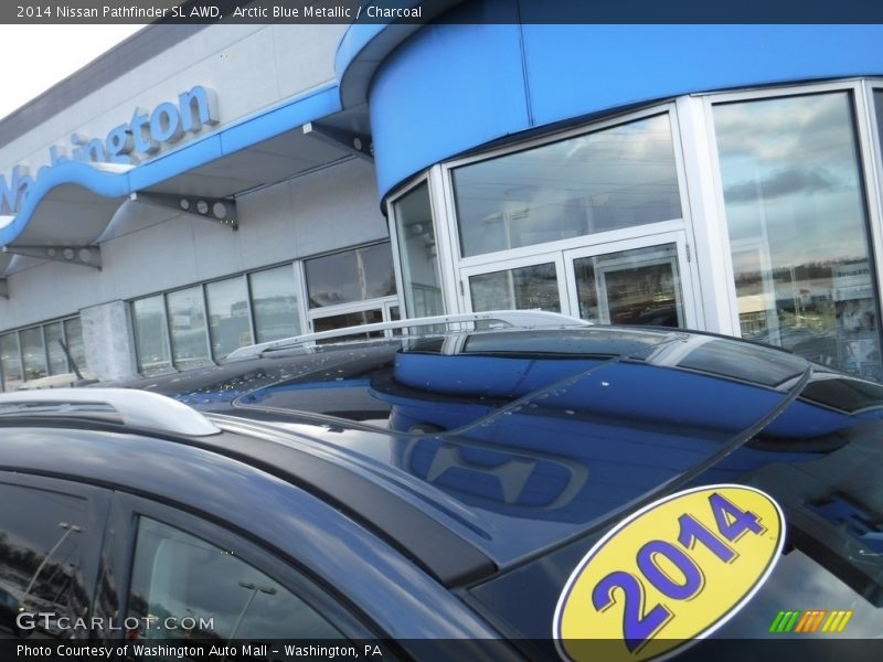 Arctic Blue Metallic / Charcoal 2014 Nissan Pathfinder SL AWD