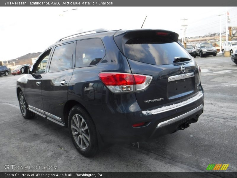 Arctic Blue Metallic / Charcoal 2014 Nissan Pathfinder SL AWD