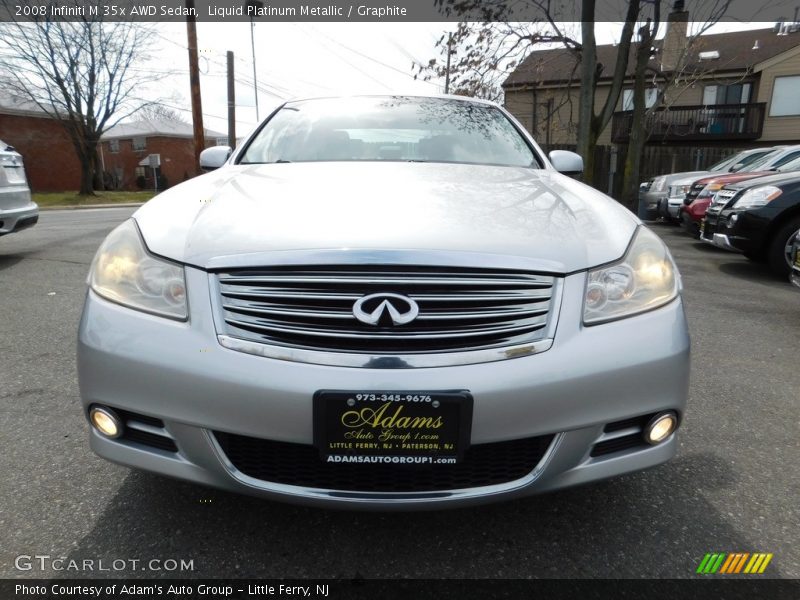 Liquid Platinum Metallic / Graphite 2008 Infiniti M 35x AWD Sedan