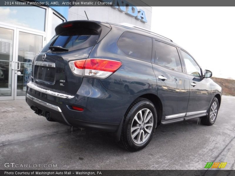 Arctic Blue Metallic / Charcoal 2014 Nissan Pathfinder SL AWD