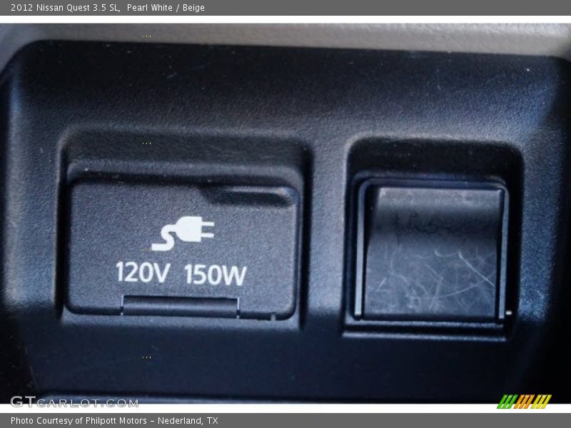 Pearl White / Beige 2012 Nissan Quest 3.5 SL