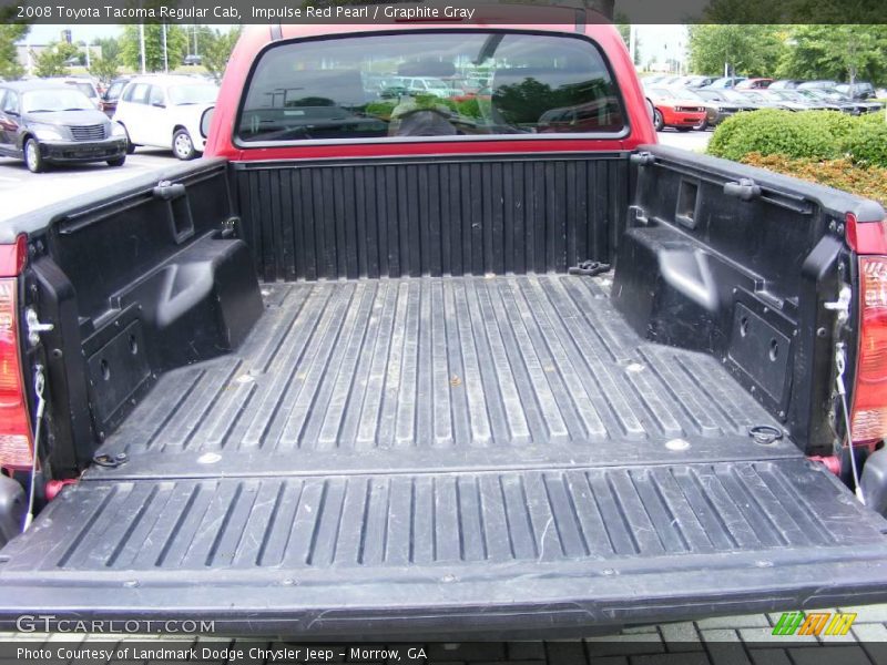 Impulse Red Pearl / Graphite Gray 2008 Toyota Tacoma Regular Cab