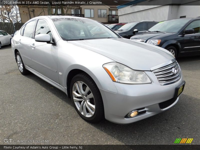 Liquid Platinum Metallic / Graphite 2008 Infiniti M 35x AWD Sedan