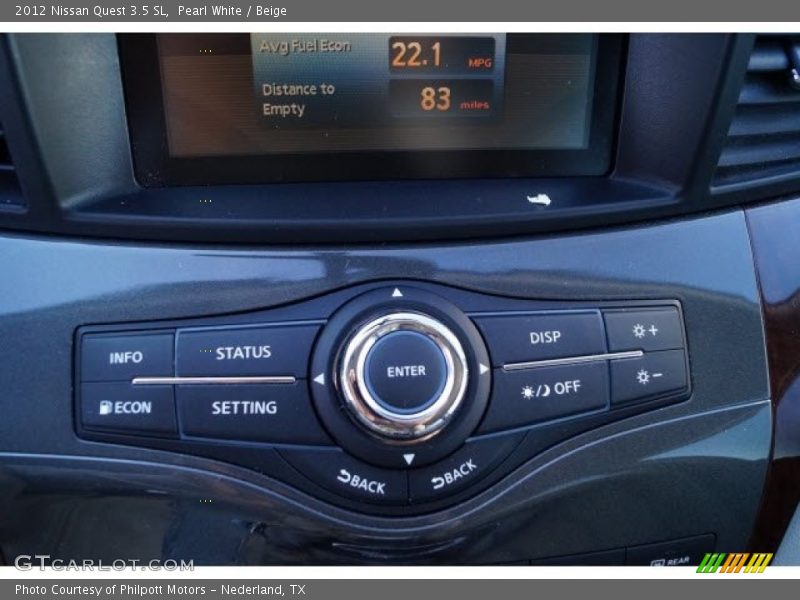 Pearl White / Beige 2012 Nissan Quest 3.5 SL