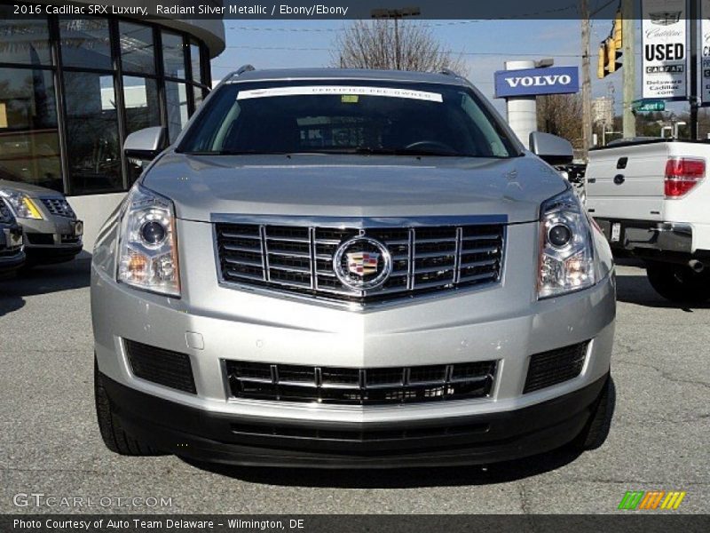 Radiant Silver Metallic / Ebony/Ebony 2016 Cadillac SRX Luxury