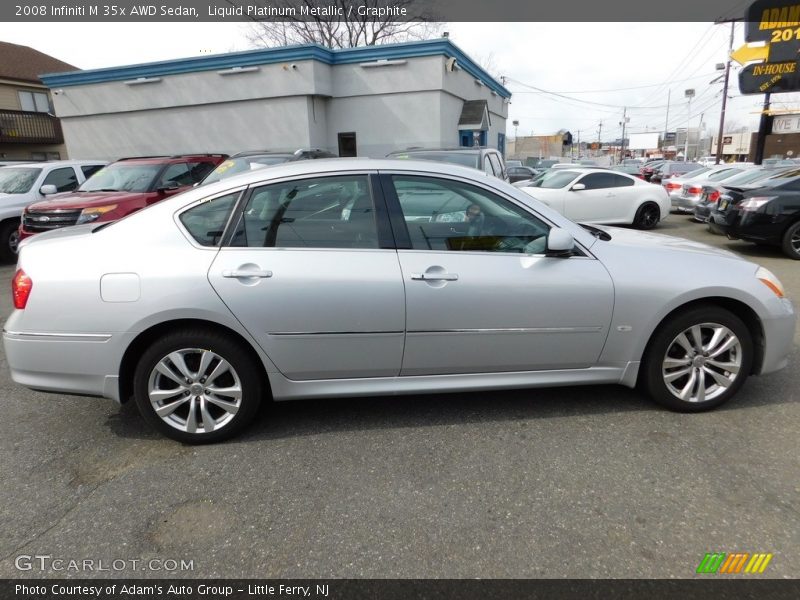 Liquid Platinum Metallic / Graphite 2008 Infiniti M 35x AWD Sedan