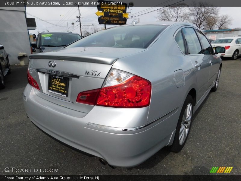 Liquid Platinum Metallic / Graphite 2008 Infiniti M 35x AWD Sedan