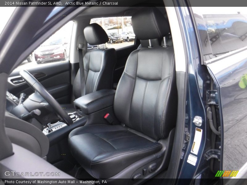 Arctic Blue Metallic / Charcoal 2014 Nissan Pathfinder SL AWD