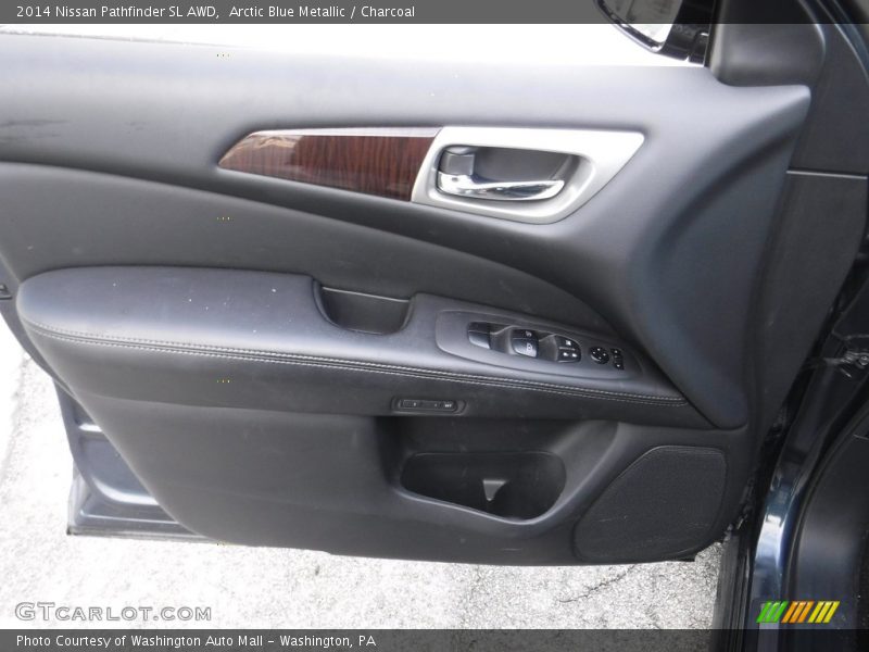 Arctic Blue Metallic / Charcoal 2014 Nissan Pathfinder SL AWD