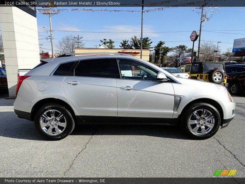 Radiant Silver Metallic / Ebony/Ebony 2016 Cadillac SRX Luxury